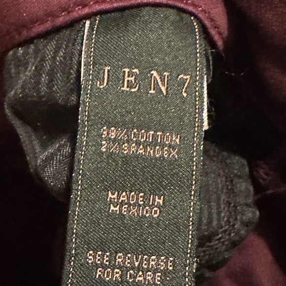 NWT Jen7 Slim Straight 7 for all mankind* Pant 6 Petite - Picture 16 of 16